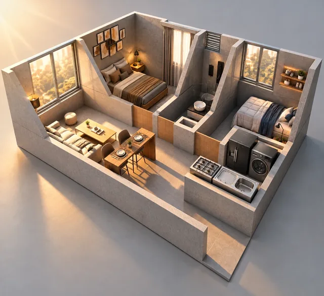 Apartamento tipo de Torres Oro