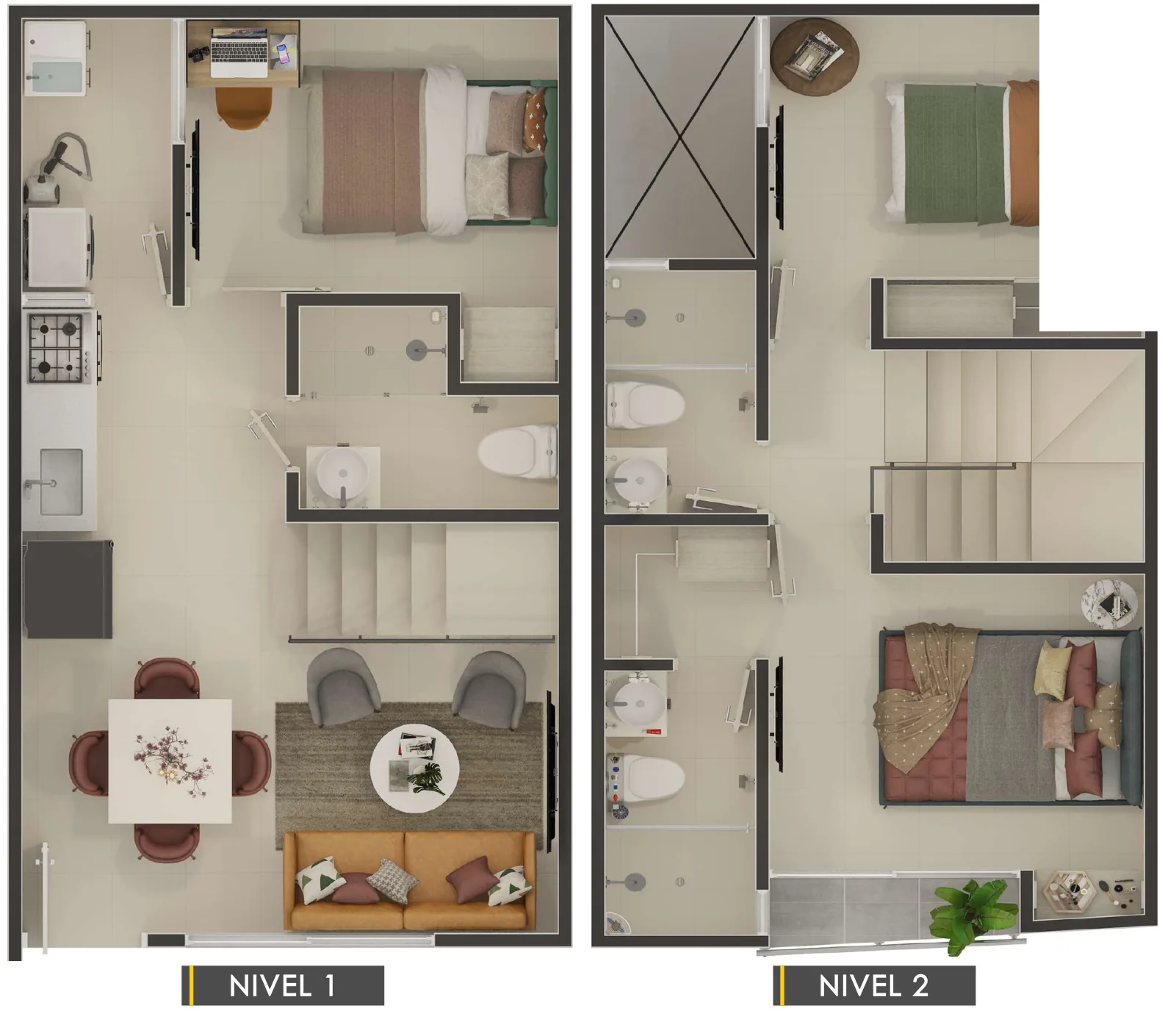 Plano Casa de 2 niveles